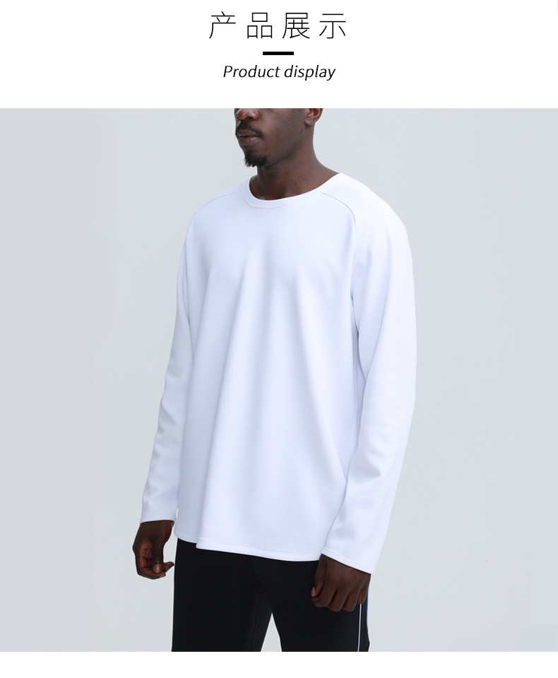 Quick Dry Shirt Custom T-Shirt Manufacturing High Quality T Shirts Hot Selling casual long sleeve T shirt sweater