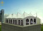 Restaurant Structure 3000N PVDF Tensile Roof Canopy