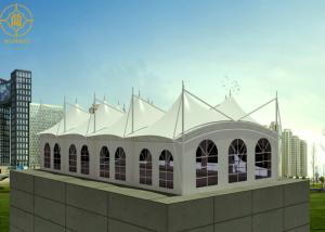 Quality Restaurant Structure 3000N PVDF Tensile Roof Canopy wholesale