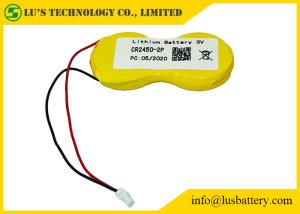 Quality 3V 1200mah Lithium Button Cell CR2450 CR2450-2P JST Terminals For Tags wholesale