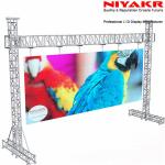 IP65 Waterproof Outdoor Led Display Board P3.91 500 Nits Brightness AC 110V-240V