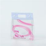 Button Transparent Storage PVC Cosmetic Bag