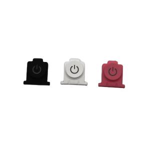 Quality Transparent Custom Made Silicone Rubber Keypad Control Button with Laser Logo wholesale