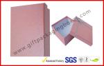 Yellow Cosmetic Packaging Gift Box with Ribbon , cardboard gift boxes