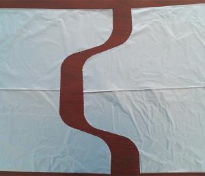 Quality S Cut HDPE Plastic Garbage Bags 10 Micron Gravure Printing 500 * 600mm wholesale