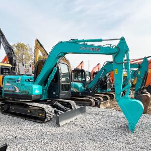 Quality Sk75 Used Kobelco Excavators Construction Engineering 7000kg Kobelco Sk 75 Track Digger wholesale