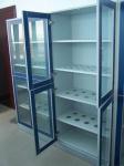 Alloy handle Wood Stainless Steel Lab Cabinets Water Tray Corrosion Resistance