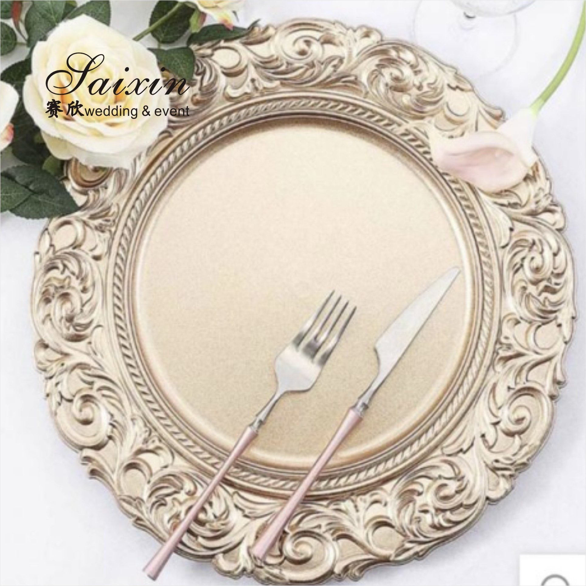 Crystal Wineglass Luxury Wedding Table Decoration Clear Glass Crystal Wedding Cup Red Wine Glass