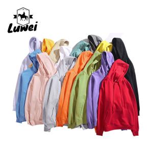 Quality Moletons Cotton Sweatshirt Oversize Custom Gym Bulk Felpa Sports Premium Plain White Heavyweight Streetwear Hoodie wholesale