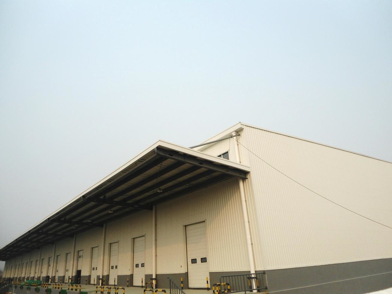 Prefabricated Lightweight Steel Frame Buildings For Warehouse Rent Logistics Distribution