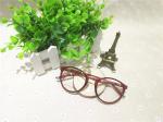 80031-C5 Shiny Red Color Acetate Temple TR90 Material Optical Eyeglasses frame