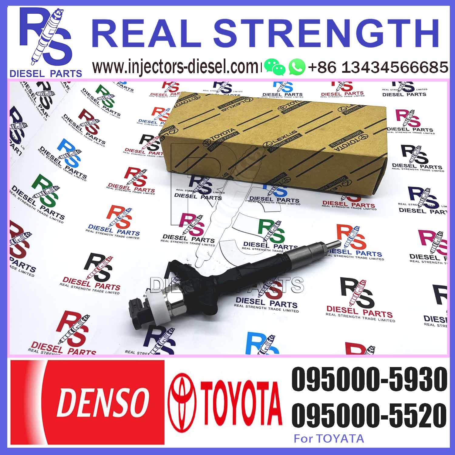 095000-5930 Fuel Injector Repair Kits Common Rail Injector 23670-09060 Overhaul Kits 095000-5931