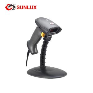 Quality High Level Laser 1d Wired Barcode Scanner With Stand wholesale