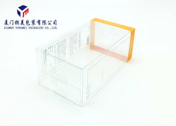 Shampoo Pet Plastic Box Clear Box Packaging Rectangle Shape 18cm Height