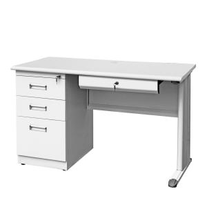 Quality 3 Drawers 1 Keyboard Holder Powder Coated Steel Executive Desk wholesale