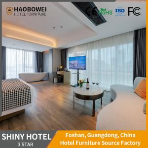 Quality Custom Three Star Hotel King Size Bedroom Furniture Foshan with 5-Year Internal Structure wholesale