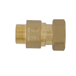 Quality DN 20 PN 16 Male x Female Thread Brass Pipe Fittings With Brass No Leak Locknut wholesale