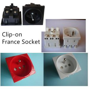 Quality FRANCE POWER SOCKET, SINGLE PLASTIC OUTLET BAYONET SOCKET wholesale