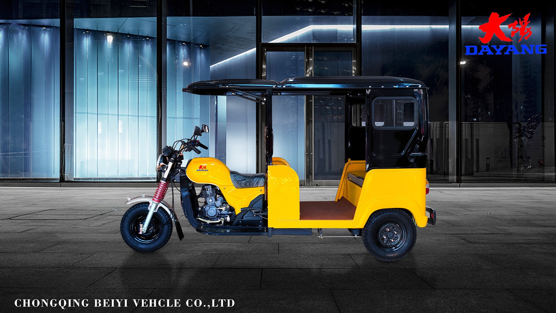 Chongqing 200c Moto Taxi 3-wheel Tricycle The Best Three Wheel Motorcycle For Passengers
