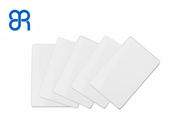 Cheap High Recognition Rate White RFID Tag Card , Passive UHF Tags For Vehicle Management for sale
