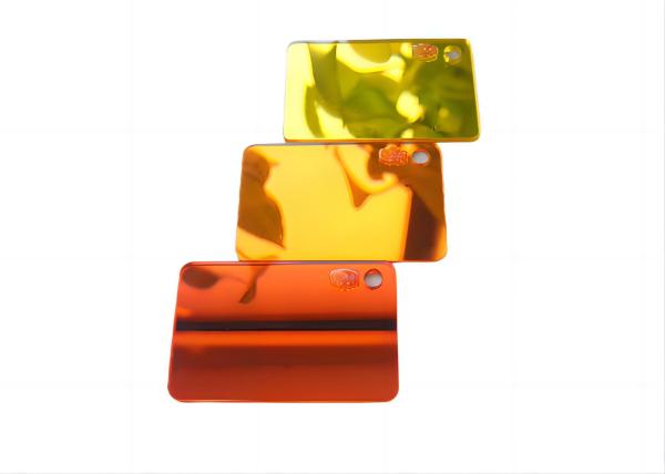 OEM Hard Surface Acrilicos Coloured Acrylic Mirror Sheet With Customized Size