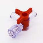 PP PVC EOS Sterilization Three Way Stopcock Disposable With Extension Tubes