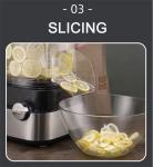 Convenient Commercial Vegetable Cutting Machine with Lid and PC Stainless Steel