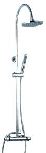 Quality Polished Thermostatic Bathroom Faucets , Chrome Thermostatic Mixer Tap wholesale