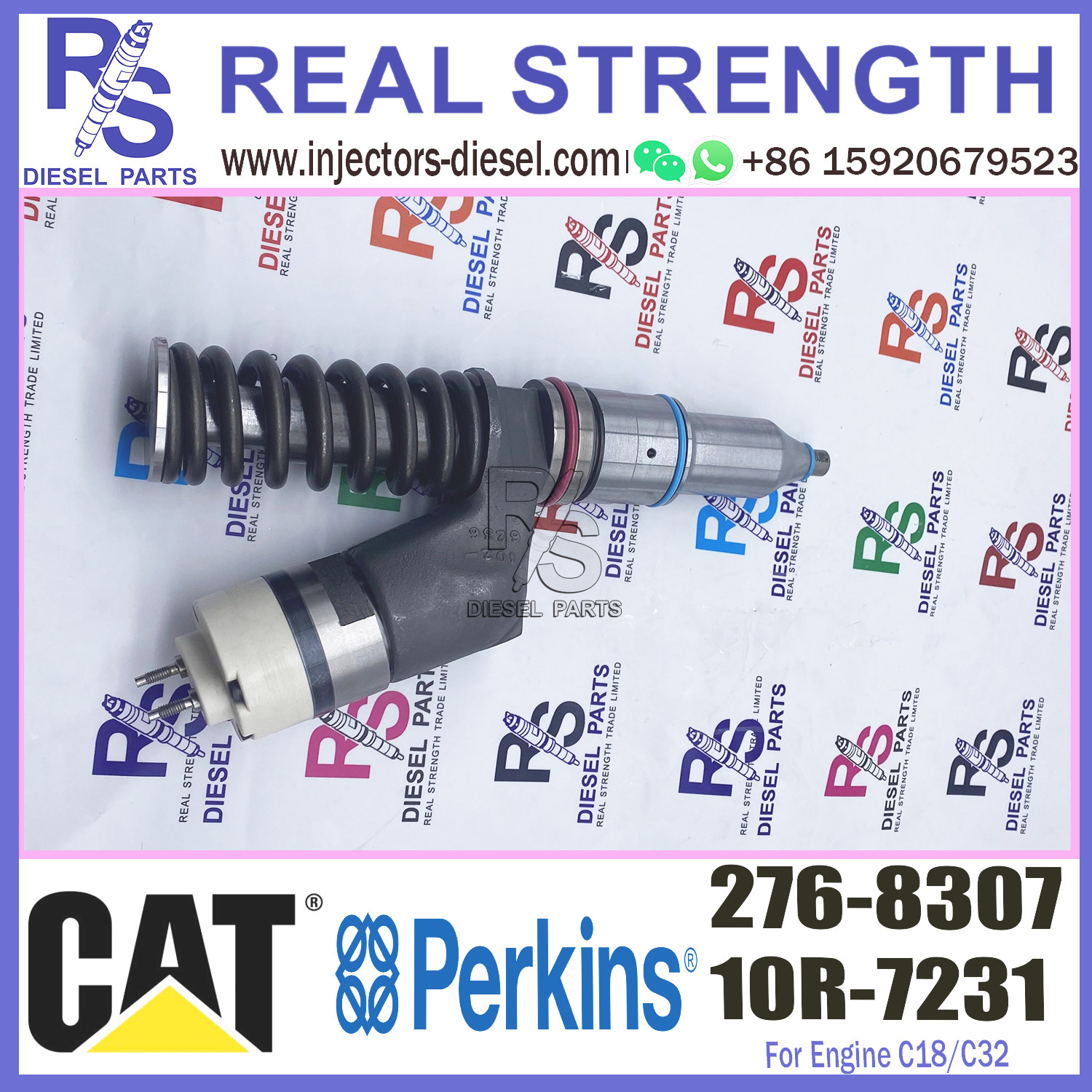 Diesel Engine Injector 276-8307 10R-7231 230-3775 235-4339 For Caterpillar C18/C32 Common Rail