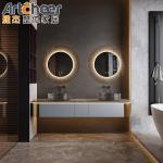 Luxury Commercial Double Sink Bathroom Vanity Furniture for Modern Stylish