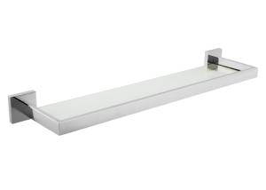 Quality Stainless Steel 304 Bathroom Accessory Glass Shelf Polished For Decorations wholesale