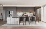 Modern Furniture Melamine Cheap Kitchen Cabinets Modular Kitchen Cupboards