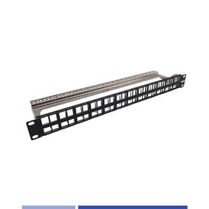 Quality 1U 48 Port Modular Patch Panel Shielded For Cat.6/Cat6A Jack wholesale