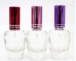 Quality Clear Refillable Glass Perfume Bottle 30ml Capacity With Aluminum Sprayer wholesale