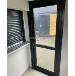 Sandwich Panel Door Container Houses 40ft Two Bedroom for Glass Door Living