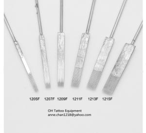 Quality Precision 316L Stainless steel Flat Liner Tattoo Needles 5F 6F 7F 8F 9F 11F 13F 15F wholesale