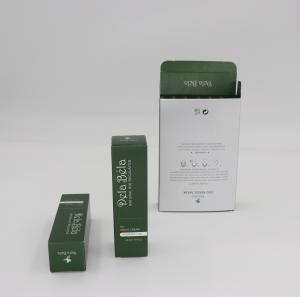 Quality Custom Printing Cosmetics Skin Care Smooth Touch Finishing White Cardboard Folding Carton Stationery Retail Packaging Box wholesale