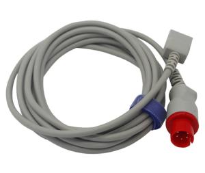 Quality Round Compatible Mindray Transducer Cable 6 Pin To Merit Adapter wholesale