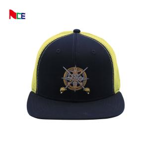 Quality Richardson 112 6 Panel Trucker Snapback Cap Polyester Cotton Material wholesale