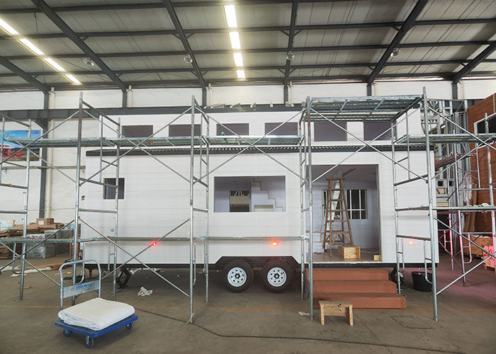 40ft Tiny House With Patio And 2 Bedroom Prefabricated Home Ready To Live In