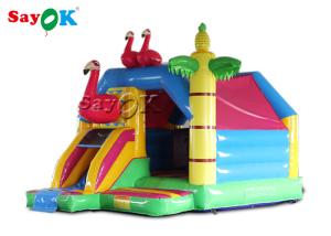 Quality 4.9x3.9x3.6mH Flamingo Commercial Inflatable Bounce House wholesale