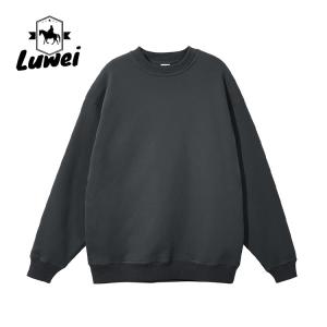 Quality Premium Cut and Sew Oversized Blanket Crew Neck Heavyweight Felpa Essentials Vintage Sweatshirt Men Hoodies wholesale