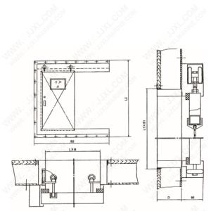 Quality Wheel House Gastight Sliding Door wholesale