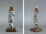 stainless steel sculpture for artist ,mirror finish ,China stainless steel