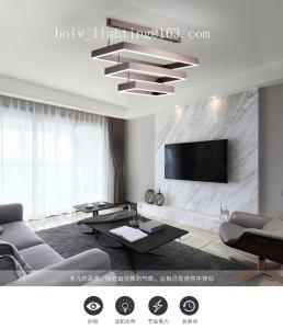 Quality LED Morden Fancy Creative Acrylic Chandelier For Home Coffee Color wholesale