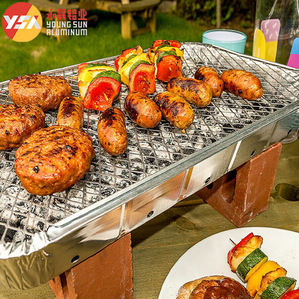 One Time Use BBQ Grill Portable Charcoal Grills Disposable Grill Trays