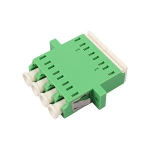Quality Quad LC Adapter Green LC To LC Coupler Single Mode / Multimode wholesale