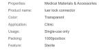 Drive Hydrophobic Filter for Suction Machine/Aspirators