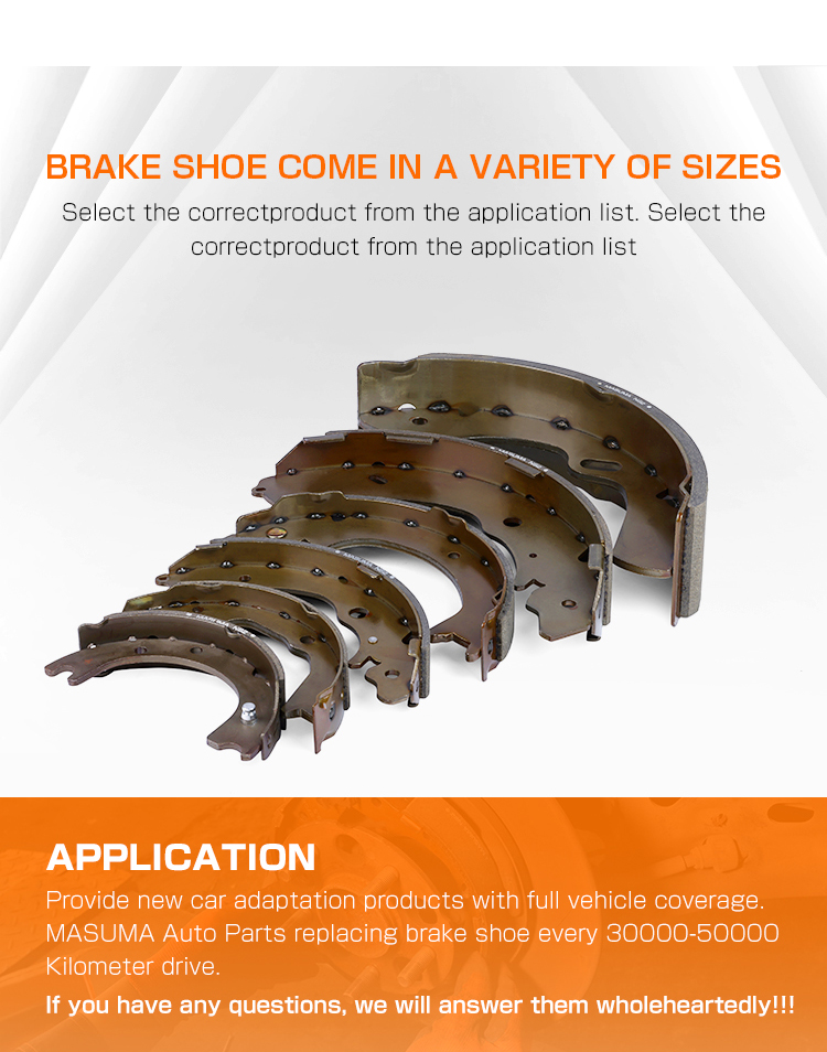 TOYOTA CAMRY 2006-2012 Drum Brake Shoes 46540-20020 46540-20040 46540-20060