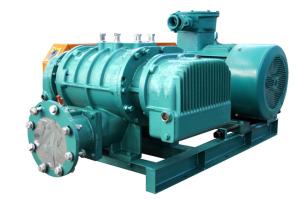 Quality DN50 3 Lobe Roots Type Sewage Treatment Biogas Blowers wholesale